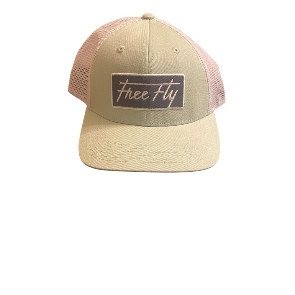 New Free Fly Mesh Trucker Hat in light mint green